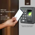 ZKTeco X7 - ID Fingerprint Access Control System With 500 Fingerprint & 500 Card Capacity, 8 Password Groups, RFID Support, Lock Interface, Alarm, Door Sensor, & Standalone Operation - Image 2
