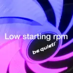 Be Quiet! Light Wings LX 120mm PWM High-Speed ARGB Fan – 2100RPM Silent Cooling, 16 ARGB LEDs, Closed Loop Motor, Rifle Bearing, 60,000h Lifespan, 2.51mm H₂O Pressure | BLACK - Image 3