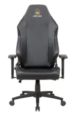 APEX SEAT SLENDERMAN Gaming Chair With PU Leather + Velvet + Suede Upholstery ,  90–155°  Recline , 2D Armrests,  Class 4 Gas Lift, Metal Frame , Memory Foam  , Backrest Cushion & Magnetic Headrest Included | SLEEK BLACK ~ AP-2155 - Image 11