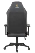APEX SEAT SLENDERMAN Gaming Chair With PU Leather + Velvet + Suede Upholstery ,  90–155°  Recline , 2D Armrests,  Class 4 Gas Lift, Metal Frame , Memory Foam  , Backrest Cushion & Magnetic Headrest Included | SLEEK BLACK ~ AP-2155 - Image 13