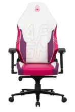 APEX SEAT TOKYO-GT Gaming Chair : Pro Racing Throne With Leather+Velvet+Suede Shell , 4D Armrest ,  Frog Mechanism & Class-4 Gas Lift , 90–141° Recline, 160 Kgs Max , Lumbar Pillow and Magnetic Headrest Included | WHITE & MAGENTA VARIANTS ~ AP-2108R - Image 19