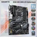 GIGABYTE B360 HD3 ATX DDR4 Motherboard, LGA1151, For 9th/8th Gen Intel, 4 x DDR4 DIMMs 64GB, Dual M.2, USB 3.1 Gen2, HDMI, RGB Fusion, Gaming LAN | Rev. 1.0 ~ REFURBISHED 
