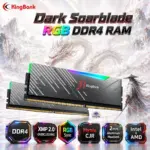 KINGBANK 8GB DDR4 3200MHz Dark Soarblade RGB RAM 1.35V CL16 , XMP2.0 Overclocking , AMD Support , 2mm Aluminum Heatsink, KRRB Series Hynix CJR, Single Module | K5.01.FL049C7401