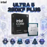 Intel Core Ultra 5 250KF Plus Desktop Processor, 18 Cores, Up To 5.3GHz, 30MB Cache, DDR5-7200, PCIe 5.0, LGA1851, Unlocked, No Integrated Graphics | BOXED 