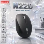Lenovo N220 Wireless Mouse, 2.4G , 1600DPI, 250Hz, Silent Buttons, 57g Lightweight Body, Ergonomic Matte Shell | BLACK