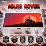 HYDE NOVA Mars Rover Limited Edition Gaming Mousepad, 90×40cm Extended Desk Mat With 4mm Comfort Cushioning, Smooth Precision Surface, Anti-Slip Rubber Base And Washable Design