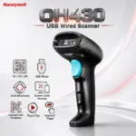 Honeywell OH430 High-Speed USB Wired Omni-Directional 1D/2D & QR Barcode Scanner, Screen-Code Reading, Damaged-Code Recognition, Plug-and-Play USB, Industrial-Grade Trigger, Black