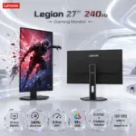 Lenovo Legion 27-10 27-Inch FHD IPS Gaming Monitor, 240Hz, 0.5ms MPRT, HDR10, 99% sRGB, G-SYNC Compatible, FreeSync Premium, Dual HDMI 2.1, DisplayPort 1.4, Ergonomic Gaming Stand