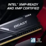 Kingston FURY Beast 8GB DDR4 3200 MHz Single Memory Module , PC4-25600 DDR4  CL16 RAM 1.35V , Aluminum Heatsink | Black ~ KF432C16BB/8 - Image 4