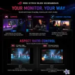 ASUS ROG Strix OLED XG32UQDMS 31.5-Inch 4K QD-OLED Gaming Monitor, 240Hz, 0.03ms, HDR True Black 400, 99% DCI-P3, Dual HDMI 2.1, G-SYNC, FreeSync Premium Pro and OLED Care Pro - Image 7