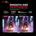 ASUS ROG Strix OLED XG32UQDMS 31.5-Inch 4K QD-OLED Gaming Monitor, 240Hz, 0.03ms, HDR True Black 400, 99% DCI-P3, Dual HDMI 2.1, G-SYNC, FreeSync Premium Pro and OLED Care Pro - Image 8