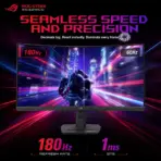 ASUS ROG Strix XG32WCS 31.5-Inch QHD 1500R Fast VA Gaming Monitor, 180Hz, 1ms GtG, HDR400, ELMB Sync, FreeSync, USB-C DP Alt Mode, DisplayPort 1.4 and HDMI 2.0 - Image 3
