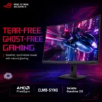 ASUS ROG Strix XG32WCS 31.5-Inch QHD 1500R Fast VA Gaming Monitor, 180Hz, 1ms GtG, HDR400, ELMB Sync, FreeSync, USB-C DP Alt Mode, DisplayPort 1.4 and HDMI 2.0 - Image 4