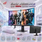 ASUS ROG Strix XG32WCS 31.5-Inch QHD 1500R Fast VA Gaming Monitor, 180Hz, 1ms GtG, HDR400, ELMB Sync, FreeSync, USB-C DP Alt Mode, DisplayPort 1.4 and HDMI 2.0