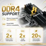 ASUS H110M-F DDR4 Micro-ATX Motherboard With LGA 1151, Intel 7th/6th Gen CPU Support, 2x DIMMs DDR4-2400, PCIe 3.0 x16, Gigabit LAN, VGA, SATA 6Gb/s, USB 3.0, 8-Channel Audio And EZ Flash 3 - Image 5