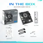 ASUS PRIME H610M-F WIFI D4 Micro-ATX Motherboard With LGA 1700, Intel 14th/13th/12th Gen Support, 64GB DDR4-3200, PCIe 4.0 x16, WiFi 6, Bluetooth 5.3, Dual HDMI, M.2 And 1Gb LAN - Image 8