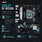 ASUS B760M-AYW WIFI D4 Micro-ATX Motherboard, LGA 1700, 2 x DIMMs DDR4 5333Mhz (OC), PCIe 4.0, Dual M.2 64Gbps, WiFi 6, Bluetooth 5.2, 2.5Gb Ethernet, HDMI 2.1, 14th / 13th / 12th Gen  - Image 6