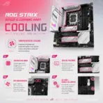 ASUS ROG Strix B760-G Gaming WiFi S Micro-ATX Motherboard,  LGA 1700, 4x DDR5 7800+MT/s, PCIe 5.0, Dual M.2, WiFi 6E, 2.5GbE, USB-C 20Gbps and SupremeFX Audio, 14th / 13th / 12th Gen - Image 8