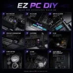 ASUS ROG Maximus Z890 Hero ATX Motherboard, LGA1851, 4x DDR5 9200+ MT/s OC, 22+1+2+2 Power Stages, 6 M.2, PCIe 5.0, WiFi 7, 5GbE + 2.5GbE, Thunderbolt 4, SupremeFX Audio, USB 20Gbps - Image 13