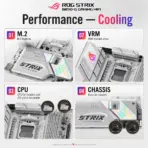ASUS ROG Strix B850-G Gaming WiFi mATX Motherboard, AM5, 4x DDR5 8000+ MT/s OC, 14+2+1 80A Power Stages, PCIe 5.0, 4 M.2, WiFi 7, 2.5GbE, USB-C 20Gbps, for 9000 & 8000 & 7000 Ryzen Series  - Image 5