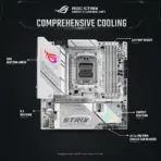 ASUS ROG Strix B850-G Gaming WiFi mATX Motherboard, AM5, 4x DDR5 8000+ MT/s OC, 14+2+1 80A Power Stages, PCIe 5.0, 4 M.2, WiFi 7, 2.5GbE, USB-C 20Gbps, for 9000 & 8000 & 7000 Ryzen Series  - Image 4