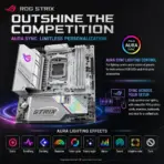 ASUS ROG Strix B850-G Gaming WiFi mATX Motherboard, AM5, 4x DDR5 8000+ MT/s OC, 14+2+1 80A Power Stages, PCIe 5.0, 4 M.2, WiFi 7, 2.5GbE, USB-C 20Gbps, for 9000 & 8000 & 7000 Ryzen Series  - Image 13