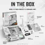 ASUS ROG Strix B850-G Gaming WiFi mATX Motherboard, AM5, 4x DDR5 8000+ MT/s OC, 14+2+1 80A Power Stages, PCIe 5.0, 4 M.2, WiFi 7, 2.5GbE, USB-C 20Gbps, for 9000 & 8000 & 7000 Ryzen Series  - Image 15