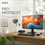MSI PRO MP273Q E7 27-Inch WQHD 75Hz IPS Business Monitor, HDR Ready, Adaptive-Sync, EyesErgo, 2x HDMI 2.0, DisplayPort 1.2a, VESA Mount & MSI Power Link - Image 2