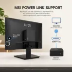 MSI PRO MP273Q E7 27-Inch WQHD 75Hz IPS Business Monitor, HDR Ready, Adaptive-Sync, EyesErgo, 2x HDMI 2.0, DisplayPort 1.2a, VESA Mount & MSI Power Link - Image 4