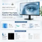 MSI PRO MP273Q E7 27-Inch WQHD 75Hz IPS Business Monitor, HDR Ready, Adaptive-Sync, EyesErgo, 2x HDMI 2.0, DisplayPort 1.2a, VESA Mount & MSI Power Link - Image 5