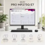 MSI PRO MP273Q E7 27-Inch WQHD 75Hz IPS Business Monitor, HDR Ready, Adaptive-Sync, EyesErgo, 2x HDMI 2.0, DisplayPort 1.2a, VESA Mount & MSI Power Link - Image 7