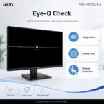 MSI PRO MP273L E14 27-Inch FHD 144Hz IPS Business Monitor, HDR Ready, AMD FreeSync, PerfectEdge, EyesErgo, HDMI 2.0, VGA, VESA Mount & MSI Power Link - Image 5
