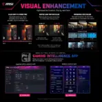 MSI MPG 322UR QD-OLED X24 31.5-Inch 4K 240Hz QD-OLED Gaming Monitor, 0.03ms, ClearMR 13000, DisplayHDR True Black 500, DarkArmor Film, G-SYNC, AMD FreeSync Premium Pro & KVM - Image 8