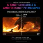 MSI MPG 322UR QD-OLED X24 31.5-Inch 4K 240Hz QD-OLED Gaming Monitor, 0.03ms, ClearMR 13000, DisplayHDR True Black 500, DarkArmor Film, G-SYNC, AMD FreeSync Premium Pro & KVM - Image 9