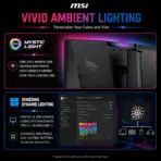 MSI MPG 322UR QD-OLED X24 31.5-Inch 4K 240Hz QD-OLED Gaming Monitor, 0.03ms, ClearMR 13000, DisplayHDR True Black 500, DarkArmor Film, G-SYNC, AMD FreeSync Premium Pro & KVM - Image 13