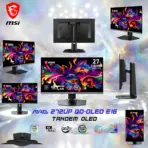 MSI MAG 272UP QD-OLED E16 26.5-Inch 4K 165Hz QD-OLED Gaming Monitor, 0.03ms, ClearMR 9000, True Black 400, G-SYNC, FreeSync Premium Pro, HDMI 2.1 & USB-C - Image 15