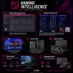 MSI MPG 271QR QD-OLED X50 26.5-Inch WQHD QD-OLED Gaming Monitor, 500Hz, 0.03ms GtG, DisplayPort 2.1a, HDMI 2.1, USB-C 98W, OLED Care 3.0, G-SYNC Compatible, 4-Way Adjustable Stand - Image 10