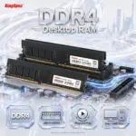 KingSpec 3200MHz-DDR4 32GB RAM Kit (2x16GB)  288-Pin DIMM CL18 1.35V  ,Plug-and-Play, Desktop Memory Compatible with  Intel/AMD PCs