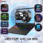 VECTOR 16 HX AI: Intel® Core Ultra 7-255HX | 16GB DDR5 RAM ; 1TB NVMe | RTX 5070 TI (12GB) | 16-inch FHD+ IPS 144Hz Display | SteelSeries 24 Zone RGB Keyboard | Windows 11 | Cosmo Grey ~ A2XWHG-275US