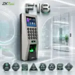 ZKTeco F18 Biometric Fingerprint Access Control Terminal – 3,000 Fingerprints, 100,000 Logs, 2.4" TFT, 1.2GHz CPU, TCP/IP, RS485 & Wiegand I/O