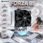 COUGAR FORZA 85 Essential CPU Air Cooler – 6×6mm Heat Pipes, NHP120 2000RPM PWM Fan, 82.48CFM, Dual-Fan Ready, 160mm, LGA1851/LGA1700 & AM5/AM4