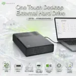 Seagate One Touch Desktop External Hard Drive 20TB – USB-C, Bus-Powered, Windows & Mac Compatible, Toolkit, 2-Year Data Rescue Recovery | Space Grey ~ STNB20000400