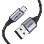 UGREEN US290 60147 USB-A To Micro-USB Cable, 1.5M, USB 2.0, 2.4A Fast Charging, Nylon Braided - Image 4