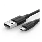 UGREEN 60137 1.5M USB-A To Micro USB 2.0 Cable, Black, 480 Mbps, Quick Charge Support