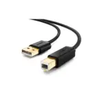 UGREEN US135 USB 2.0 A Male To B Male Printer/Scanner Cable, 3 m, Black, Gold-Plated - Image 2