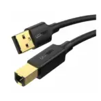 UGREEN US135 USB 2.0 A Male To B Male Printer/Scanner Cable, 3 m, Black, Gold-Plated - Image 3