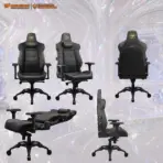 COUGAR ARMOR EVO Royal Gaming Chair –  4-Way Lumbar Support, Magnetic Memory Foam Pillow, 4D Armrests, 180° Recline & 160kg Support | Black & Gold - Image 10