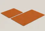 ONTEN OTN-MS101 Small Mouse Mat – 200 × 240 × 2mm Compact Mousepad With Premium Leather-Like Finish | Orange - Image 2