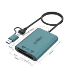 ONTEN OTN-KSS-P3+ USB 3.2 Gen 1 5Gbps CF, SDXC & Micro SDXC Card Reader with USB-C/USB 3.0, 300Mbps Read, 250Mbps Write, 500mm Cable - Image 3