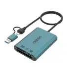ONTEN OTN-KSS-P3+ USB 3.2 Gen 1 5Gbps CF, SDXC & Micro SDXC Card Reader with USB-C/USB 3.0, 300Mbps Read, 250Mbps Write, 500mm Cable - Image 4